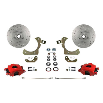 LEED Brakes® - Drilled and Slotted Front Disc Brake Conversion Kit