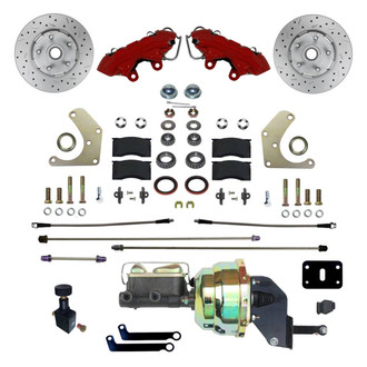 LEED Brakes® - Drilled and Slotted Front Disc Brake Conversion Kit