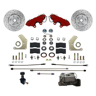 LEED Brakes® - Drilled and Slotted Front Disc Brake Conversion Kit
