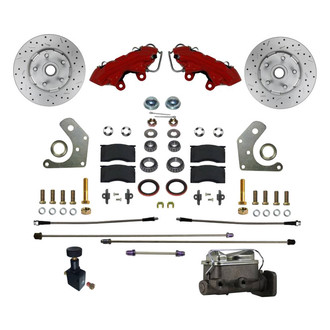 LEED Brakes® - Drilled and Slotted Front Disc Brake Conversion Kit