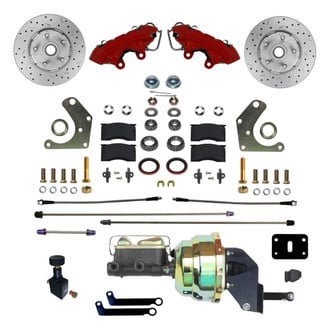 LEED Brakes® - Drilled and Slotted Front Disc Brake Conversion Kit