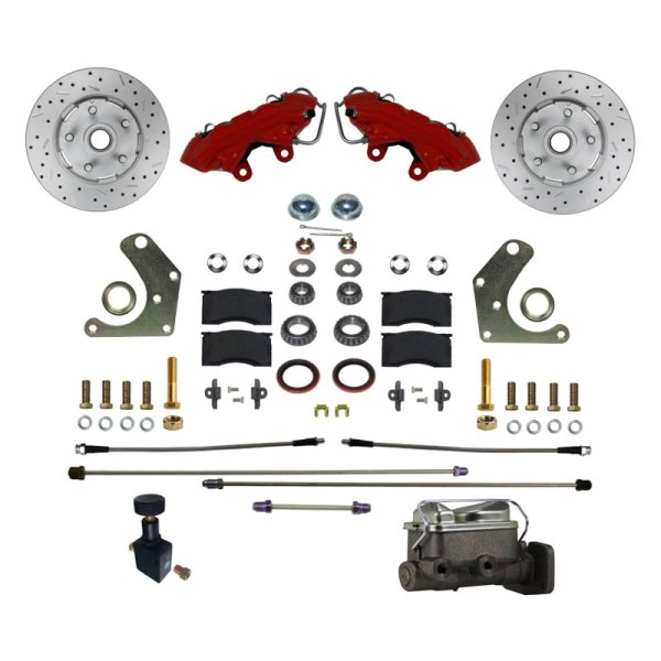  LEED Brakes® - Drilled and Slotted Front Disc Brake Conversion Kit