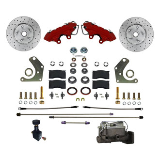 LEED Brakes® - Drilled and Slotted Front Disc Brake Conversion Kit