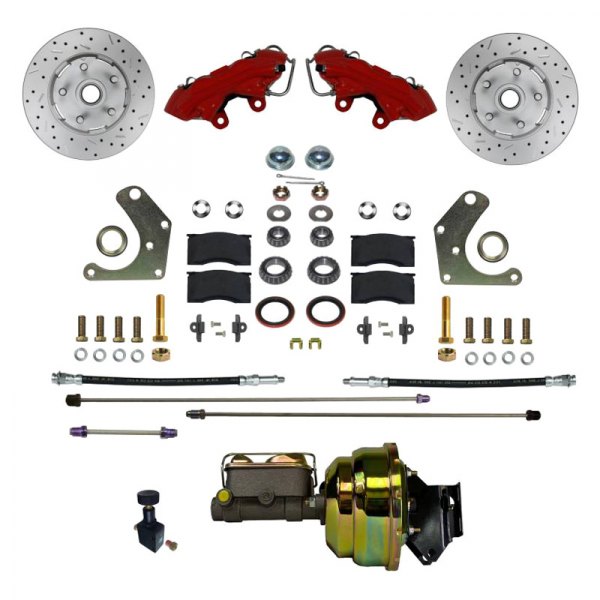  LEED Brakes® - Drilled and Slotted Front Disc Brake Conversion Kit