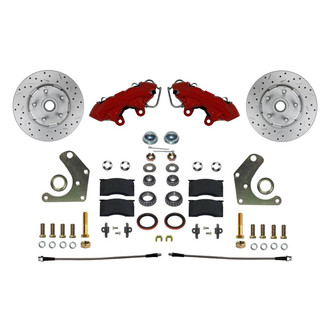 LEED Brakes® - Drilled and Slotted Front Disc Brake Conversion Kit