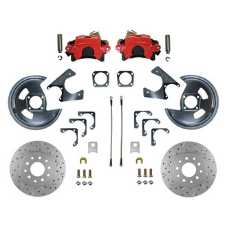 LEED Brakes® - Drilled and Slotted Rear Disc Brake Conversion Kit