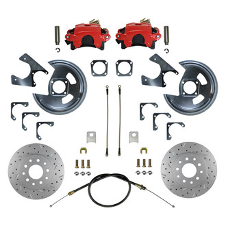 LEED Brakes® - Drilled and Slotted Rear Disc Brake Conversion Kit