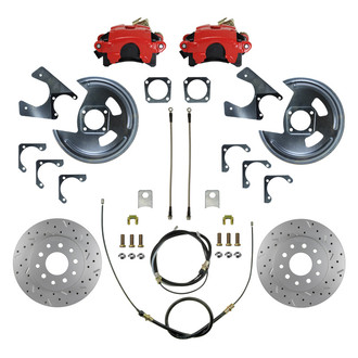 LEED Brakes® - Drilled and Slotted Rear Disc Brake Conversion Kit