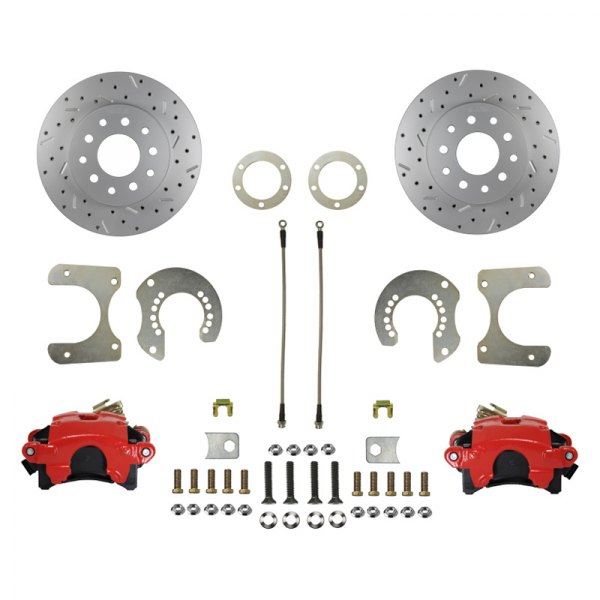  LEED Brakes® - Drilled and Slotted Rear Disc Brake Conversion Kit