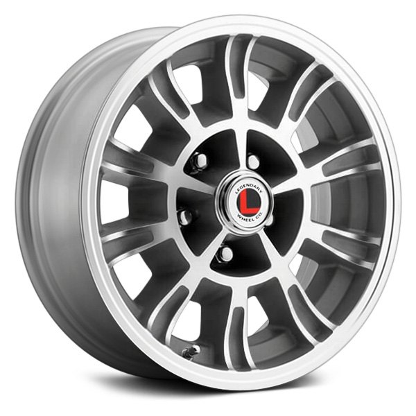 LEGENDARY WHEELS® - GT6 Charcoal with Machined Face