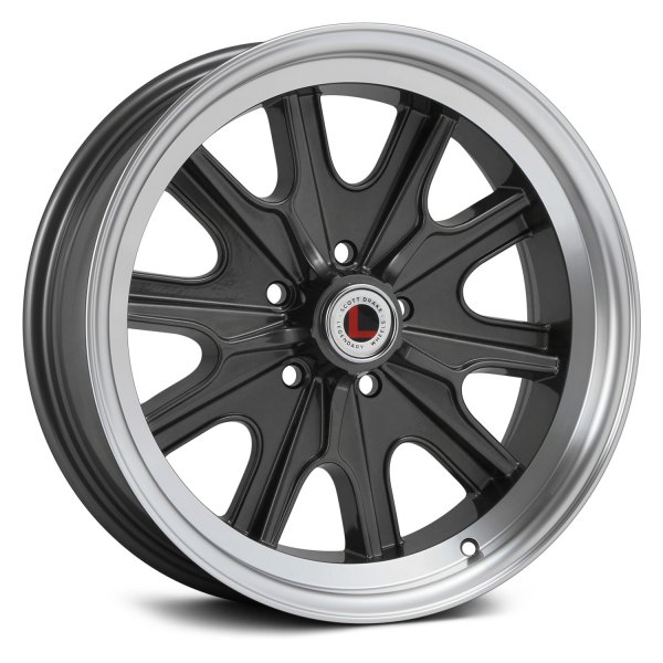 LEGENDARY WHEELS® - HB 45 Charcoal with Machined Face