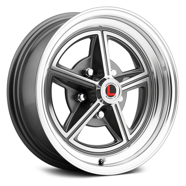 LEGENDARY WHEELS® - MAGSTAR II Charcoal with Machined Face