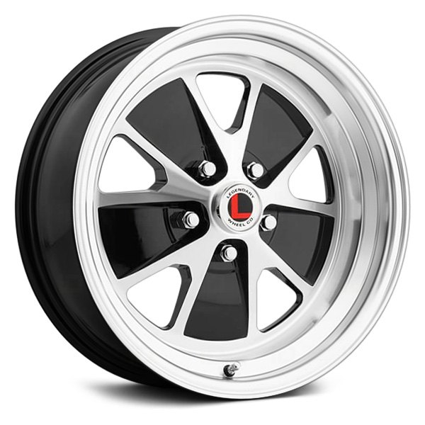 LEGENDARY WHEELS® - STYLED Gloss Black with Machined Face