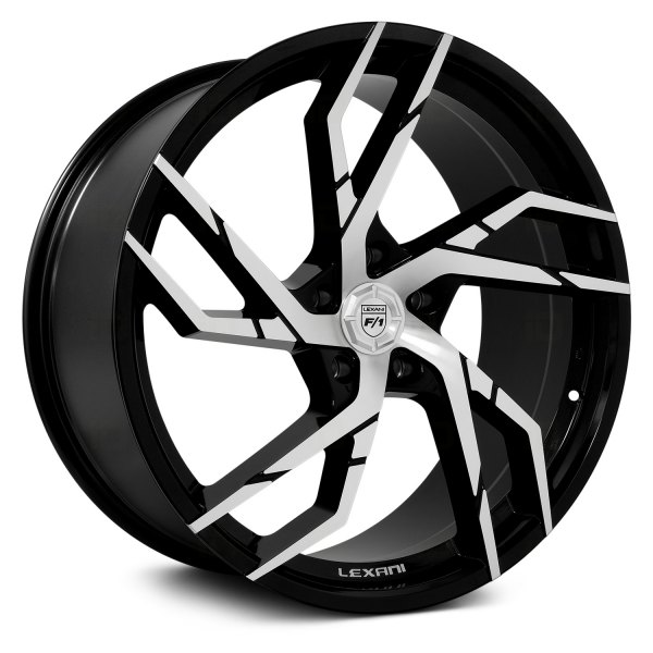 LEXANI® - ALPHA WITH EXPOSED LUGS Gloss Black with Machined Face
