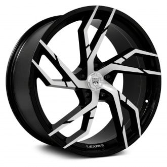 LEXANI® - ALPHA WITH EXPOSED LUGS Gloss Black with Machined Face