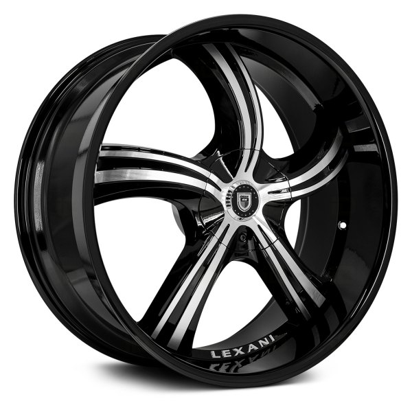 LEXANI® - CINCO WITH COVERED LUGS Gloss Black with Machined Face