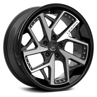 3,000円お安く!⭕️USA Volan⭕️All-round◎9インチ 1AV® ZX9 Wheels - Gloss Black with Milled Edge Rims