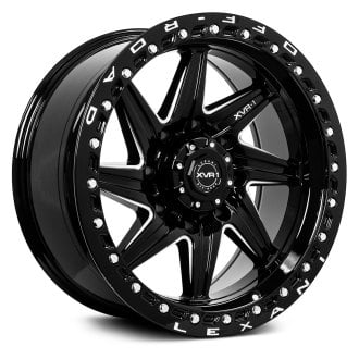 LEXANI OFF-ROAD® - KARMA-8 Black with CNC Machined Grooves