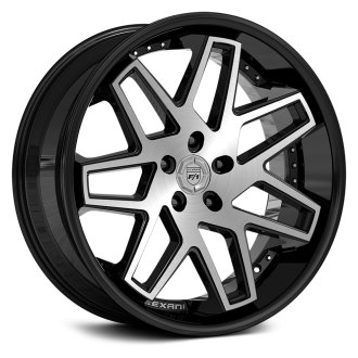 LEXANI® - NOVA Gloss Black with Brushed Face and Chrome Rivets