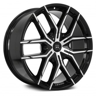 LEXANI® - VERTIGO Gloss Black with Machined Face