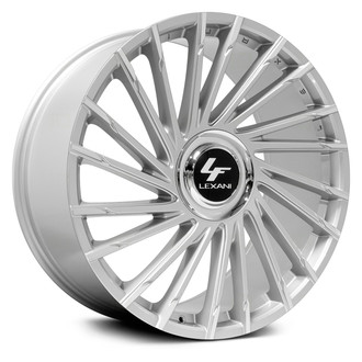 LEXANI® WRAITH XL Wheels - Silver with Brushed Tips Rims
