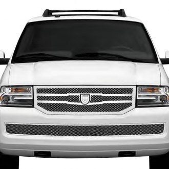 2008 Lincoln Navigator Custom Grilles Billet Mesh Led Chrome Black [ 330 x 330 Pixel ]