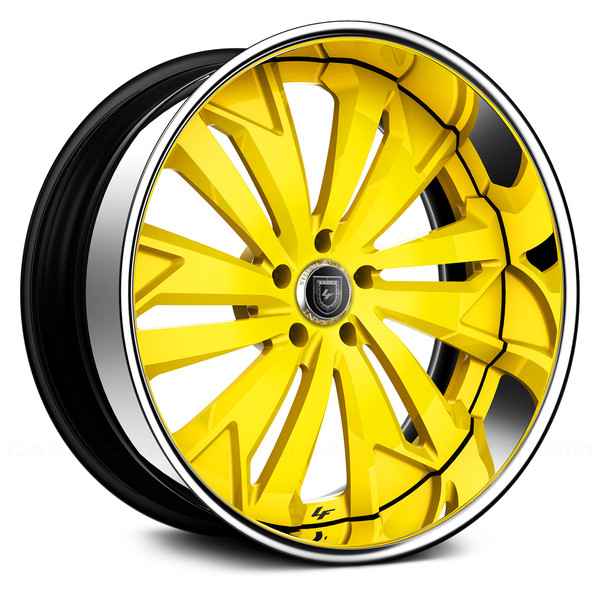 レア！イエローレムリアン　ハイクオリティ LEXANI FORGED® 766 RAPIDE 2PC Wheels - Custom Finish Rims