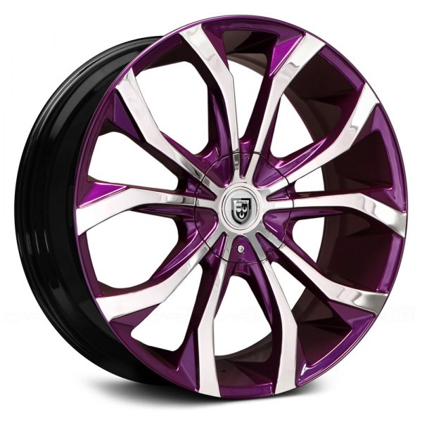 LEXANI® LUST Wheels - Gloss Black with Machined Face Rims