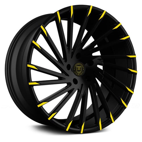 LEXANI® WRAITH WITH EXPOSED LUGS Wheels - Gloss Black Rims