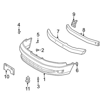 Lexus OE - Front Bumper - Bumper & Components