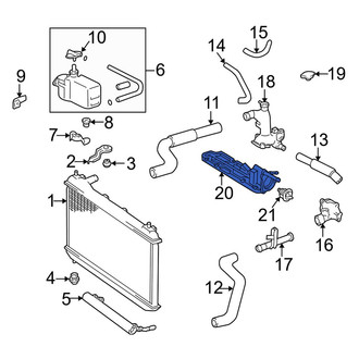 Lexus OE - Lower Engine Coolant Thermostat Housing