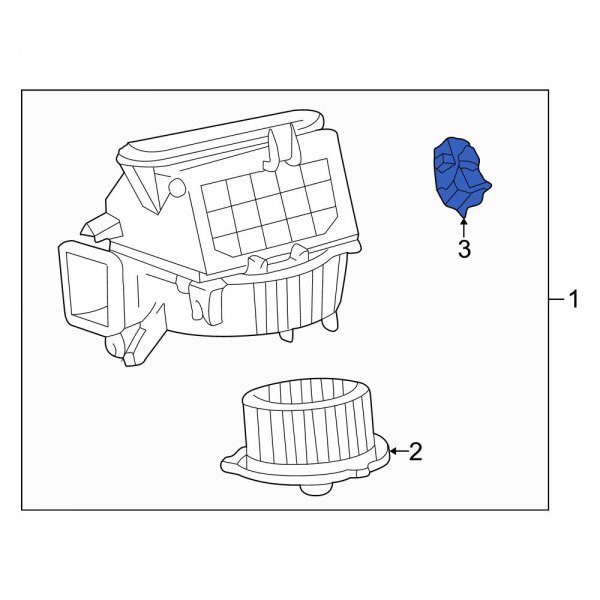 HVAC Air Adjustment Control Motor