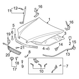 1997 Lexus ES OEM Body Hoods | CARiD