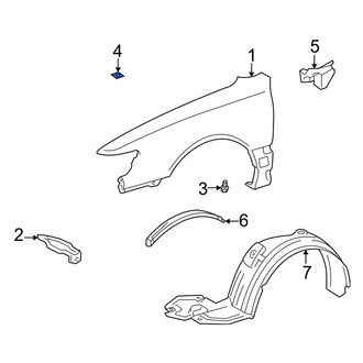 Lexus OE - Fender Seal