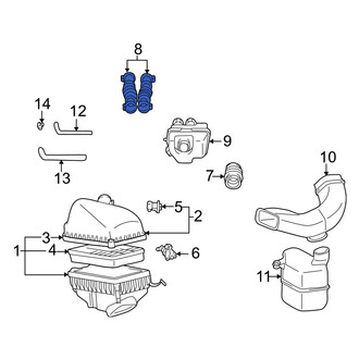 Lexus OE - Engine Air Intake Hose