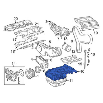 Lexus OE - Upper Engine Oil Pan
