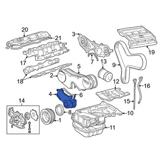 Lexus OE - Lower Engine Timing Cover