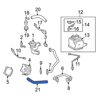 Lexus OE - PCV Valve Hose