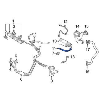 Lexus OE - Evaporative Emissions System Lines