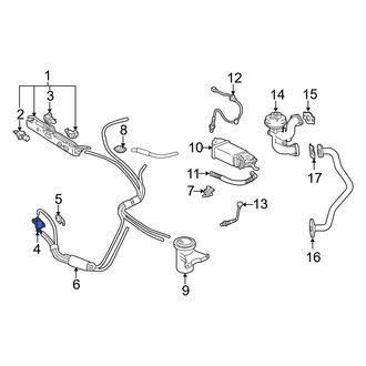 Lexus OE - Exhaust Gas Recirculation (EGR) Vacuum Delay Valve