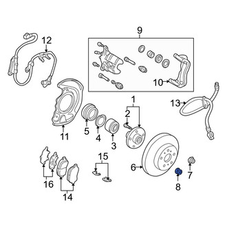 Lexus OE - CV Joint Nut