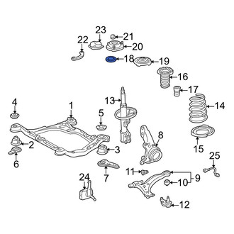 Lexus OE - Front Suspension Strut Bearing