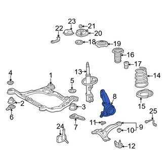 Lexus OE - Front Right Steering Knuckle