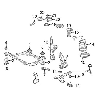 Lexus OE - Front Suspension - Suspension Components