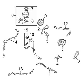 Lexus OE - Steering Gear & Linkage - Pump & Hoses