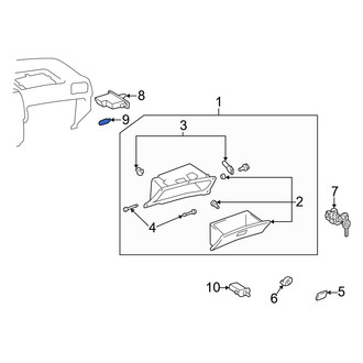 Lexus OE - Glove Box Light Bulb