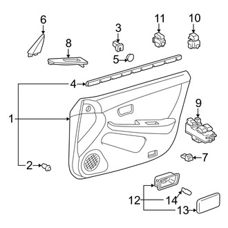 Lexus OE - Front Door - Interior Trim