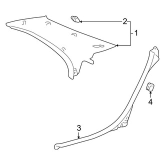 Lexus OE - Quarter Panel - Interior Trim