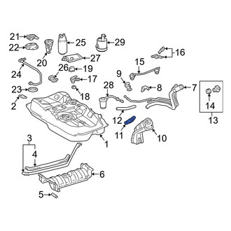Lexus OE - Fuel Filler Hose