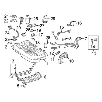 Lexus OE - Fuel System Components